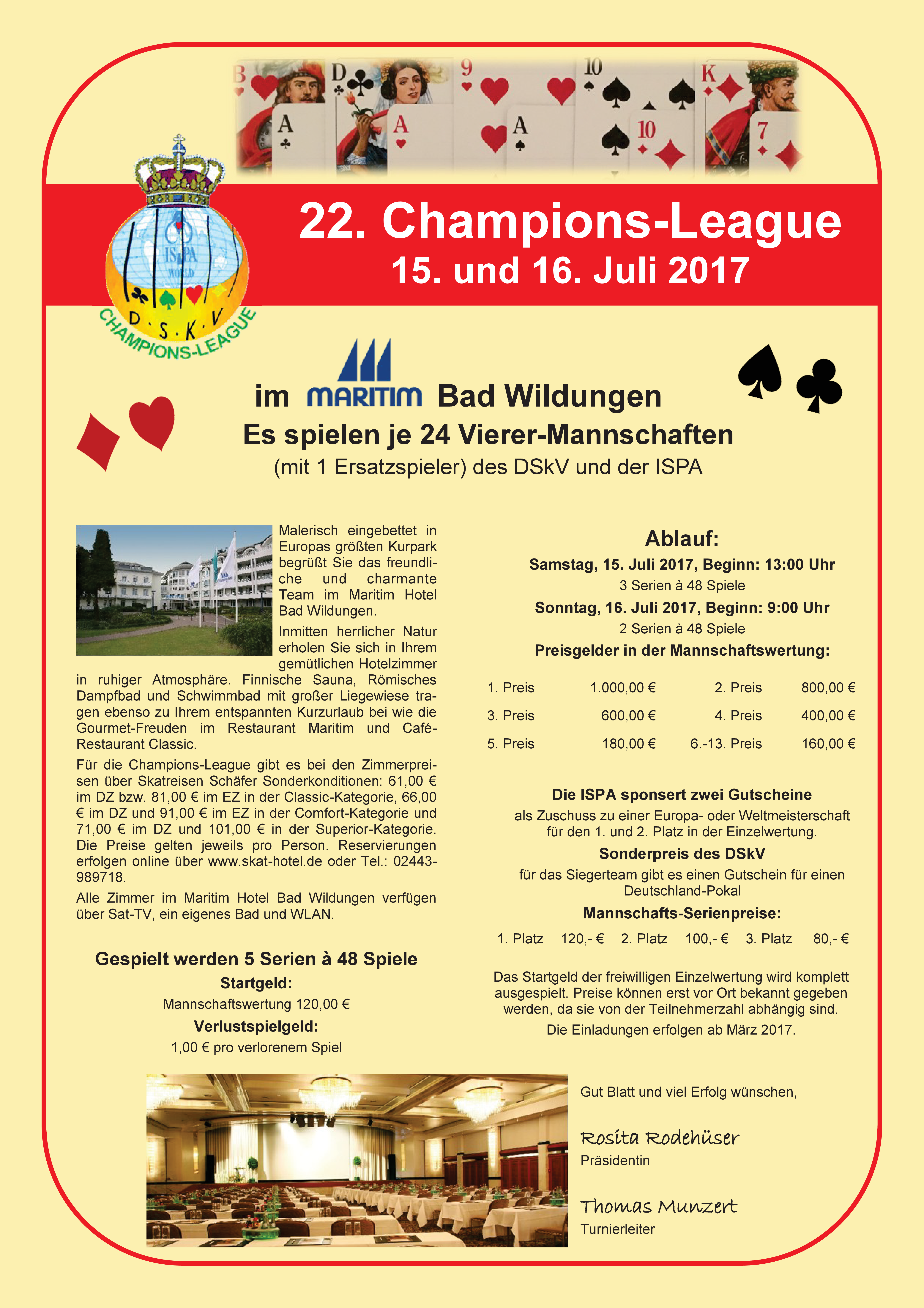 CL Ausschreibung 2017